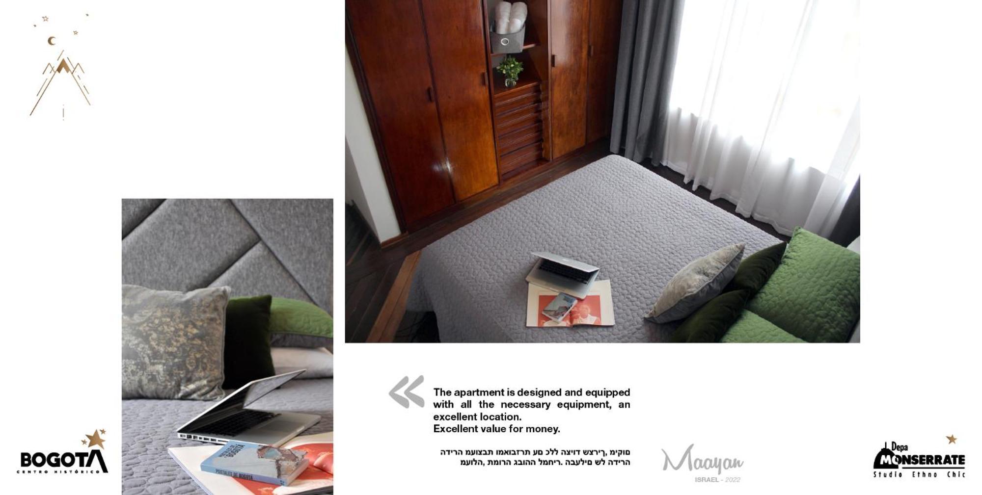 Depa Monserrate - Charming Historic Nest With Breathtaking Mountain Views - Apartaestudio Bogota Exterior photo